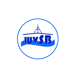 Logo des WVSB mit blauem Text und Symbol in einem blauen Kreis, das ein Wasser- und Brückenmotiv darstellt.