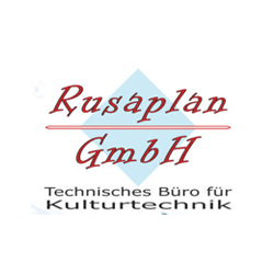 Logo von Rusaplan GmbH, Technisches Büro für Kulturbauplanung und Ingenieurdienstleistungen in der Kulturtechnikbranche.