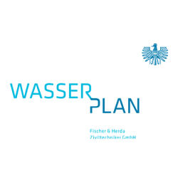 Logo der Wasser-Plan Ziviltechniker GmbH mit Adler-Emblem.